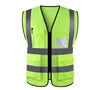 110gsm High Visibility Custom Logo Safety Vest Construction Worker Vest Safety Jacket Roadway Hi-vis Safety Vest
